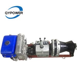 gas powered rope winch