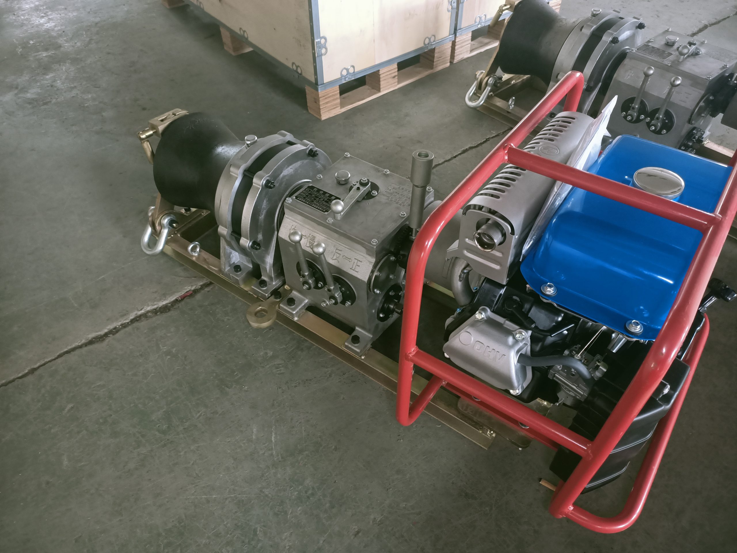 diesel engine winch